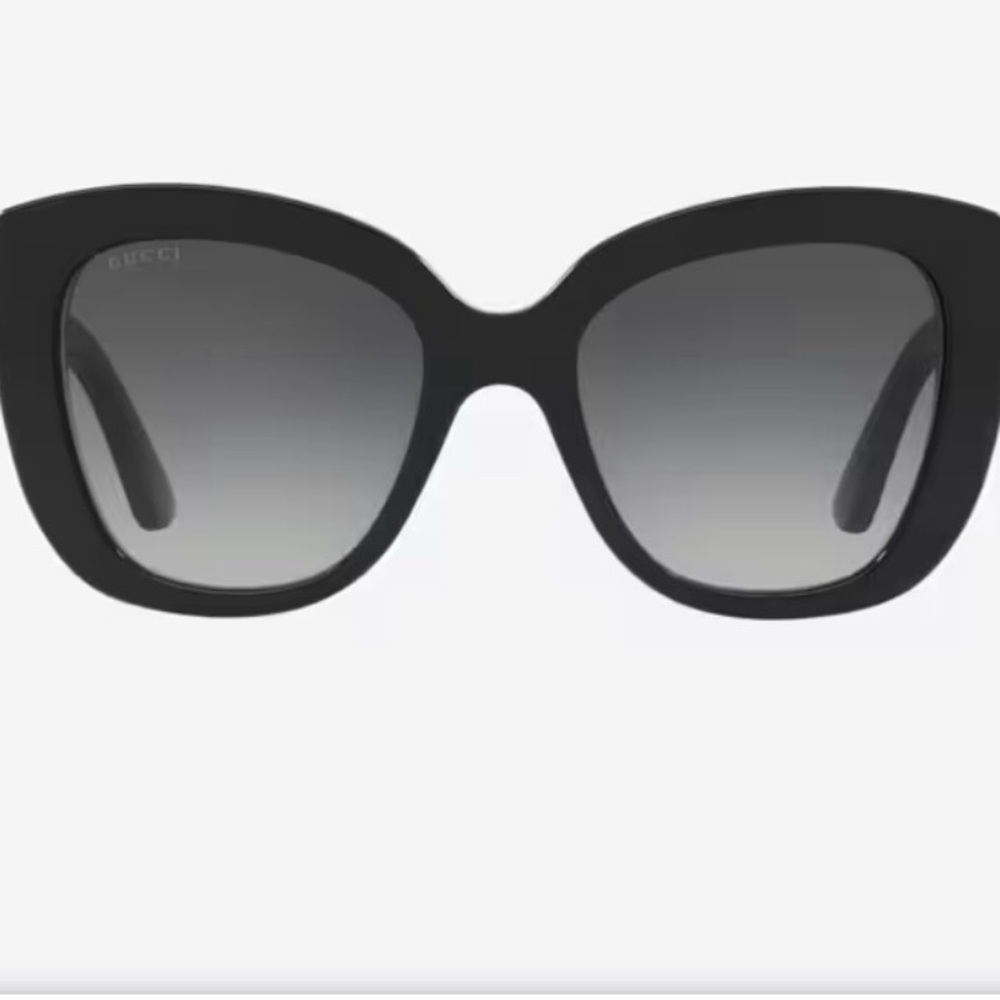 Gucci Black 54mm cat eye sunglasses